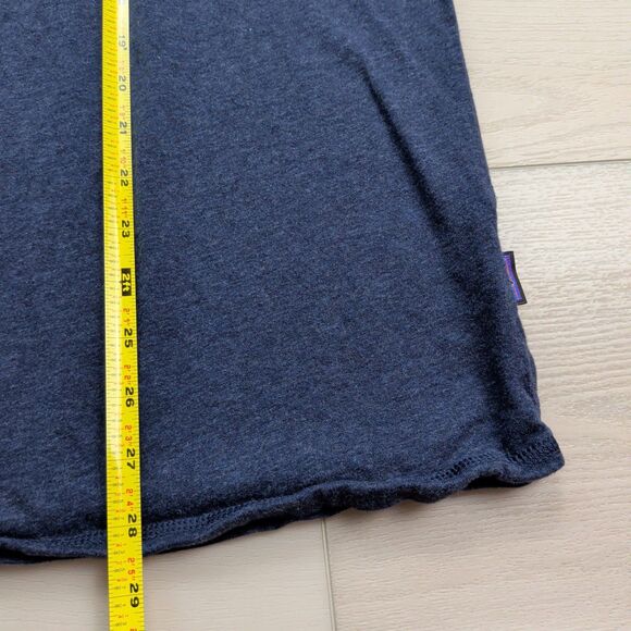 Patagonia Shirt Mens L Blue Long Sleeved Daily Henley Organic Cotton 52260 - Picture 8 of 11